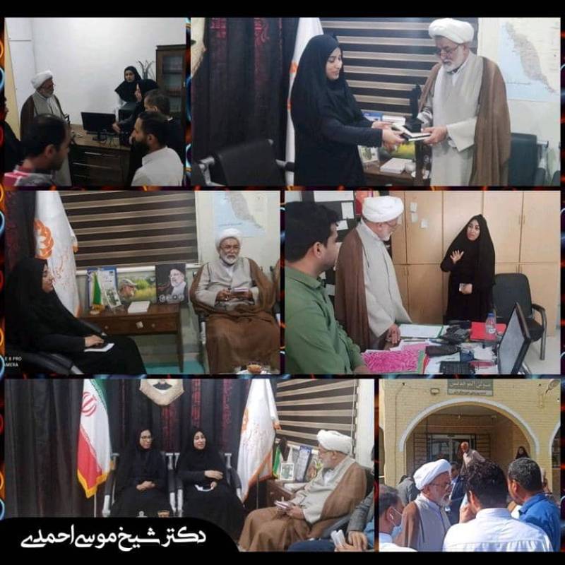بازدید دکتر احمدی از بهزیستی شهرستان دیر